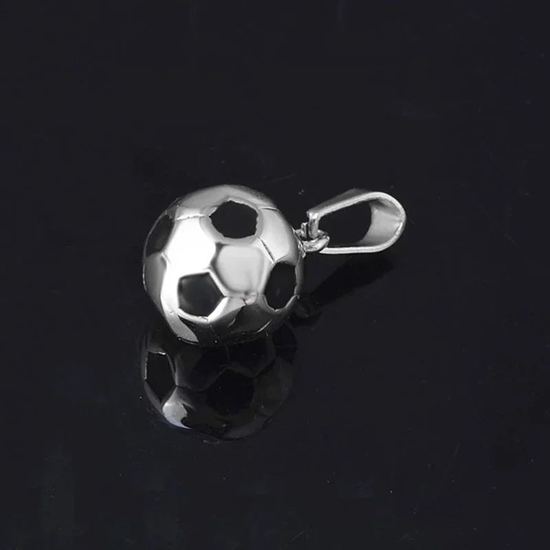 Stainless Steel Football Necklace For Men Sports Pendant Necklace Gift For Football Fans 3