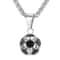 Stainless Steel Football Necklace For Men Sports Pendant Necklace Gift For Football Fans 7