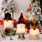 LightUp Christmas Gnome Pendant Ornament Plush Santa Doll Tree Decor With Warm LED Glow 5
