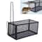 SelfLocking Humane Metal Mouse Trap Cage Reusable IndoorOutdoor Rat Catcher With Secure Iron Mesh 0
