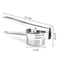 Stainless Steel Potato Ricer Masher Press Smooth Mashed Potatoes Fruit Veg Puree Tool 7