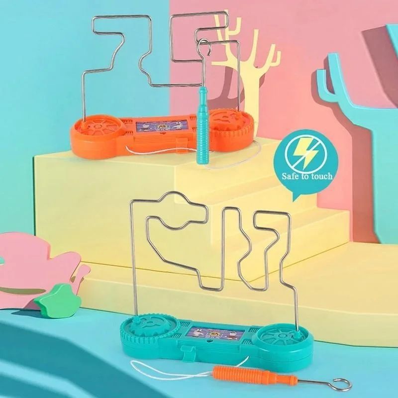 Kids Electric Touch Maze Game Safe Shock STEM Skill Challenge Toy 1