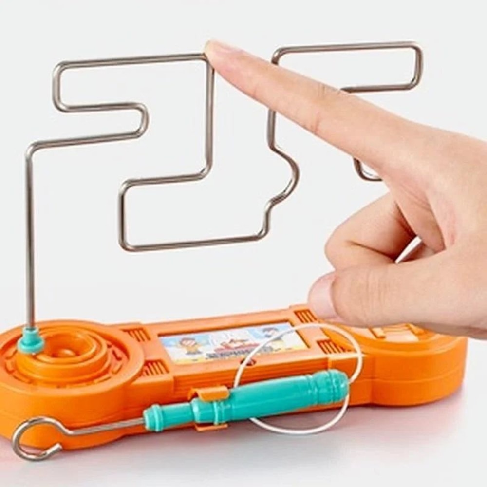 Kids Electric Touch Maze Game Safe Shock STEM Skill Challenge Toy 5