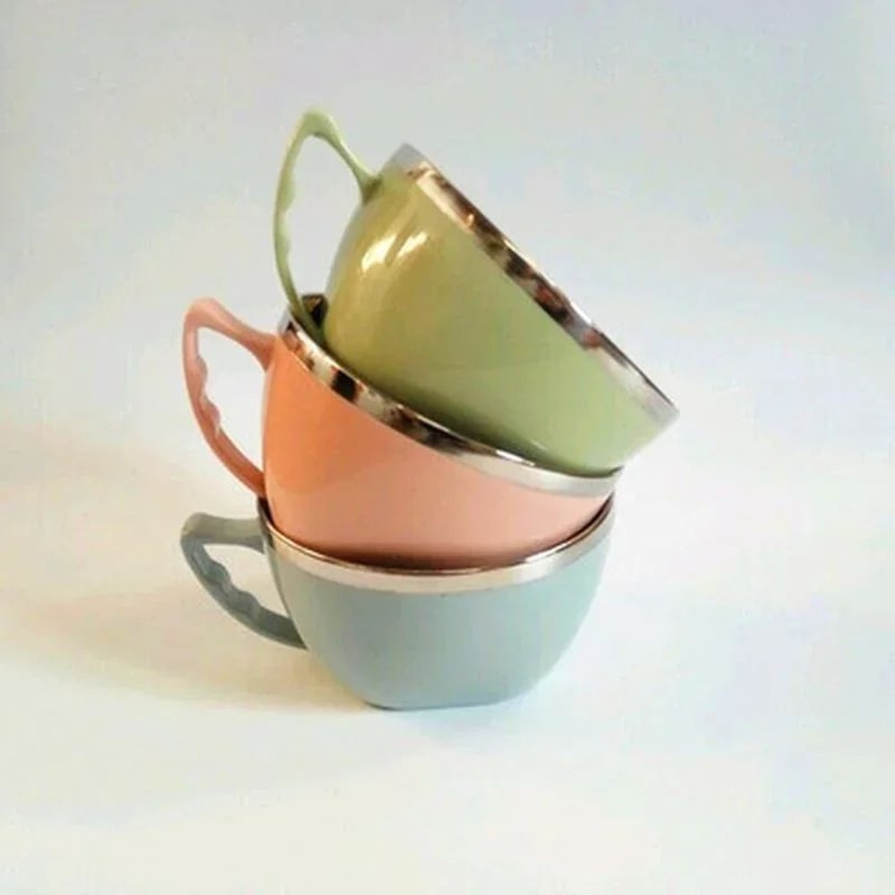 Stainless Steel Instant Ramen Bowl With Handle AntiScald Mixing Soup Bowl For Everyday Meals 3