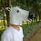 Realistic Horse Head Mask Costume For Halloween Cosplay Party Pranks 3