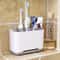 WallMounted Electric Toothbrush Holder Toothpaste Holder Set Detachable Bathroom Storage Rack Org 1