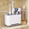 WallMounted Electric Toothbrush Holder Toothpaste Holder Set Detachable Bathroom Storage Rack Org 1