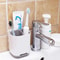 WallMounted Electric Toothbrush Holder Toothpaste Holder Set Detachable Bathroom Storage Rack Org 5