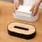 Bamboo Tissue Box Holder Cover Minimalist Tissue Box Cover Bathroom Tissue Holder For Napkins And 2