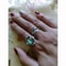 Retro Heart Gem Mood Ring Color Changing Ring With Adjustable Fit 2