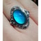 Retro Heart Gem Mood Ring Color Changing Ring With Adjustable Fit 4