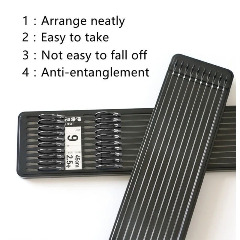 PreTied Double Fishing Hooks Set 10 Pairs 20 Hooks High Carbon Steel Fishing Tackle Hooks For Fas 2