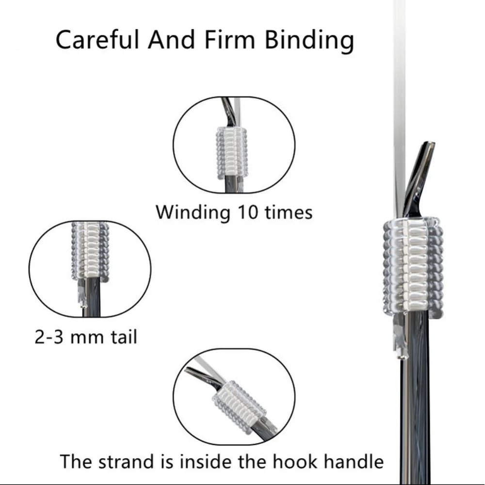 PreTied Double Fishing Hooks Set 10 Pairs 20 Hooks High Carbon Steel Fishing Tackle Hooks For Fas 3