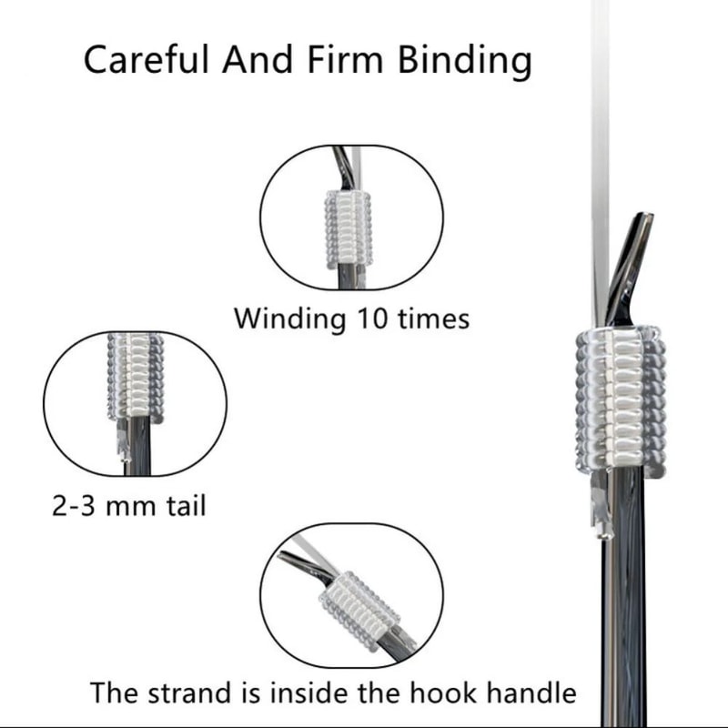 PreTied Double Fishing Hooks Set 10 Pairs 20 Hooks High Carbon Steel Fishing Tackle Hooks For Fas 3