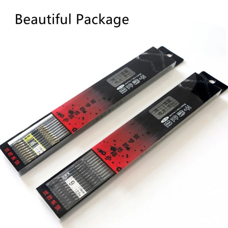 PreTied Double Fishing Hooks Set 10 Pairs 20 Hooks High Carbon Steel Fishing Tackle Hooks For Fas 5