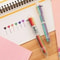 Transparent Cartoon Multicolor Swivel Ballpoint Pens 10Pack Cute School Office Writing Set 3