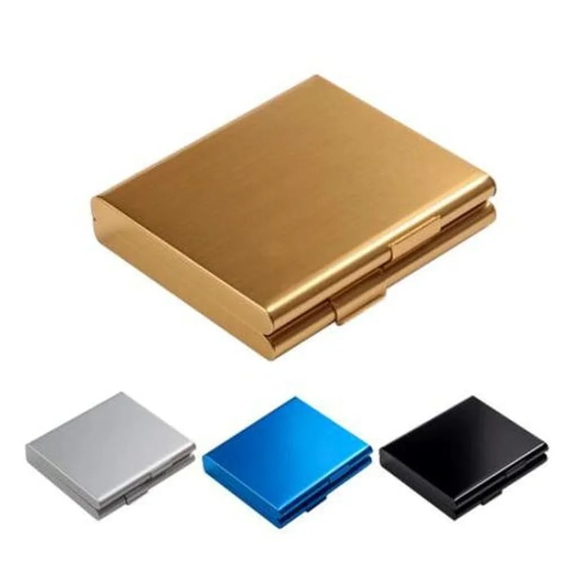 UltraThin Aluminum Cigarette Case With Custom Engraving Holds 20 4