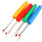4Piece Seam Ripper Thread Cutter Set Plastic Handle Stitch Unpicker Tools 2