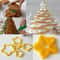 6Piece 3D Christmas Cookie Cutter Set Tree Star Shapes For Festive Baking 0