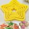 6Piece 3D Christmas Cookie Cutter Set Tree Star Shapes For Festive Baking 3