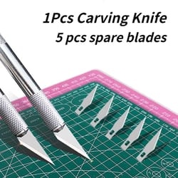 precision craft knife set for scrapbooking & paper carving – sharp hobby cutting tool