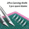 Precision Craft Knife Set For Scrapbooking Paper Carving Sharp Hobby Cutting Tool 0