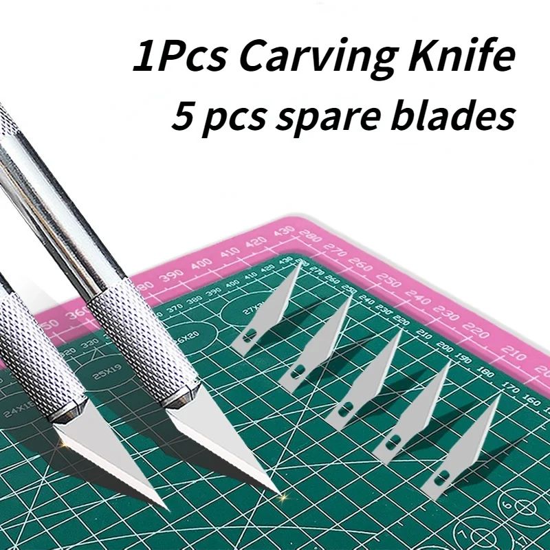 Precision Craft Knife Set For Scrapbooking Paper Carving Sharp Hobby Cutting Tool 0