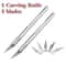Precision Craft Knife Set For Scrapbooking Paper Carving Sharp Hobby Cutting Tool 2