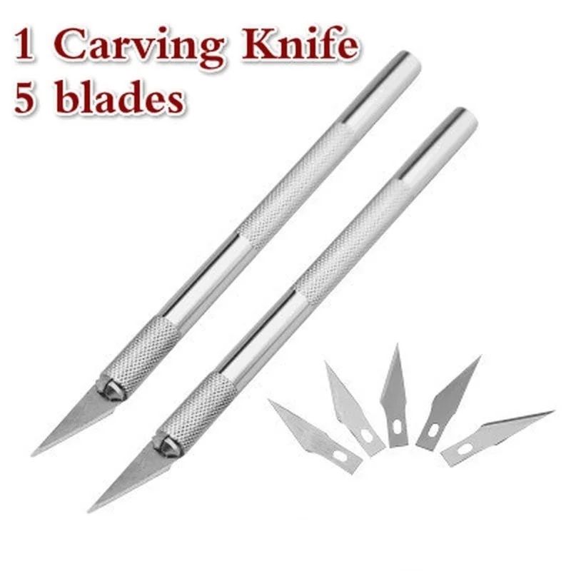 Precision Craft Knife Set For Scrapbooking Paper Carving Sharp Hobby Cutting Tool 2