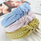 Knotted Leaf Wide Fabric Headband For Women Girls Soft Boho Hairband For Everyday Style 1