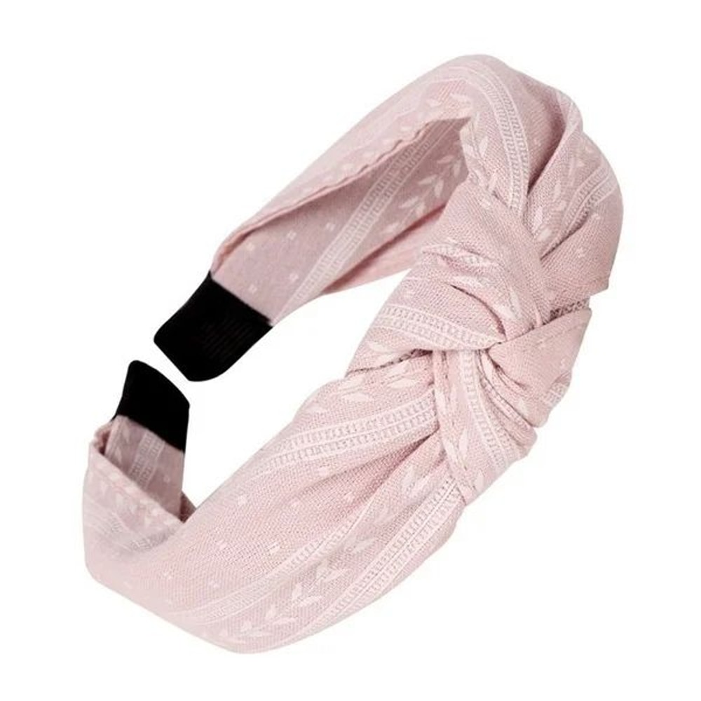 Knotted Leaf Wide Fabric Headband For Women Girls Soft Boho Hairband For Everyday Style 8