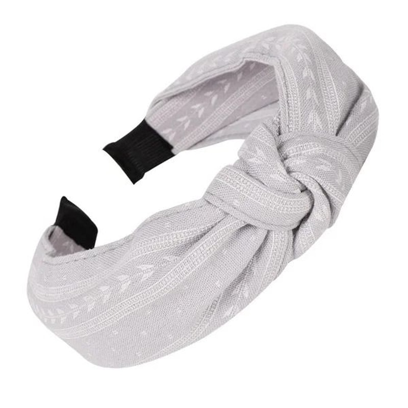 Knotted Leaf Wide Fabric Headband For Women Girls Soft Boho Hairband For Everyday Style 10