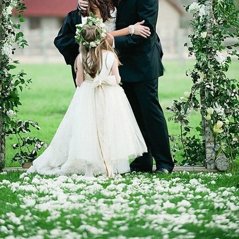 1000pcs Silk Rose Petals For Weddings Romantic Decor Soft White Party Table Scatter 5