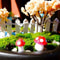 Mini Mushroom Miniatures Garden Stakes 10100pcs Fairy Garden Accessories Terrarium Decorations 1