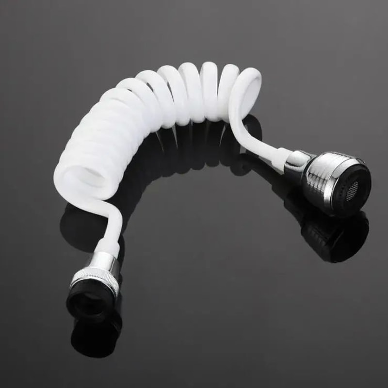 360 Swivel Faucet Extender With Aerator WaterSaving AntiSplash Tap Nozzle For Kitchen Bathroom 8