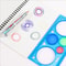 Multifunctional Geometry Ruler Drawing Template Geometric Stencil Puzzle Tool For Students And Ar 3