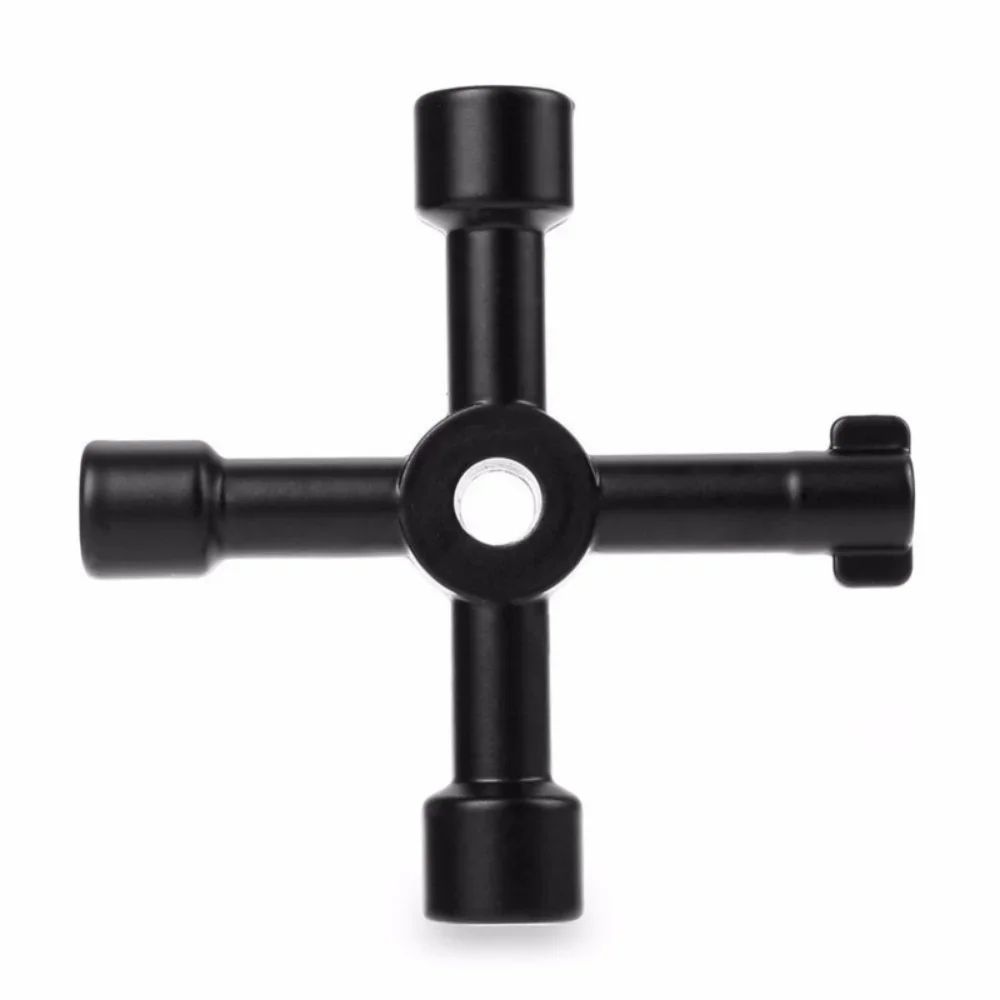 4in1 Utility Key Universal Cross Wrench For Radiator Bleed Gas Meter Electrical Panels 1
