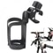 360 Rotating Bike Bottle Holder Stroller Cup Holder Universal Handlebar Bottle Cage Mount 1
