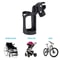 360 Rotating Bike Bottle Holder Stroller Cup Holder Universal Handlebar Bottle Cage Mount 2