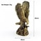 Vintage Brass Eagle Figurine Desk Ornament Antique Copper Eagle Statue For Home Office Decor 5