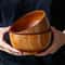 Japanese Jujube Wood Bowl Minimalist Japanese Wooden Bowl For Soup Rice Kids HeatResistant Lightw 0