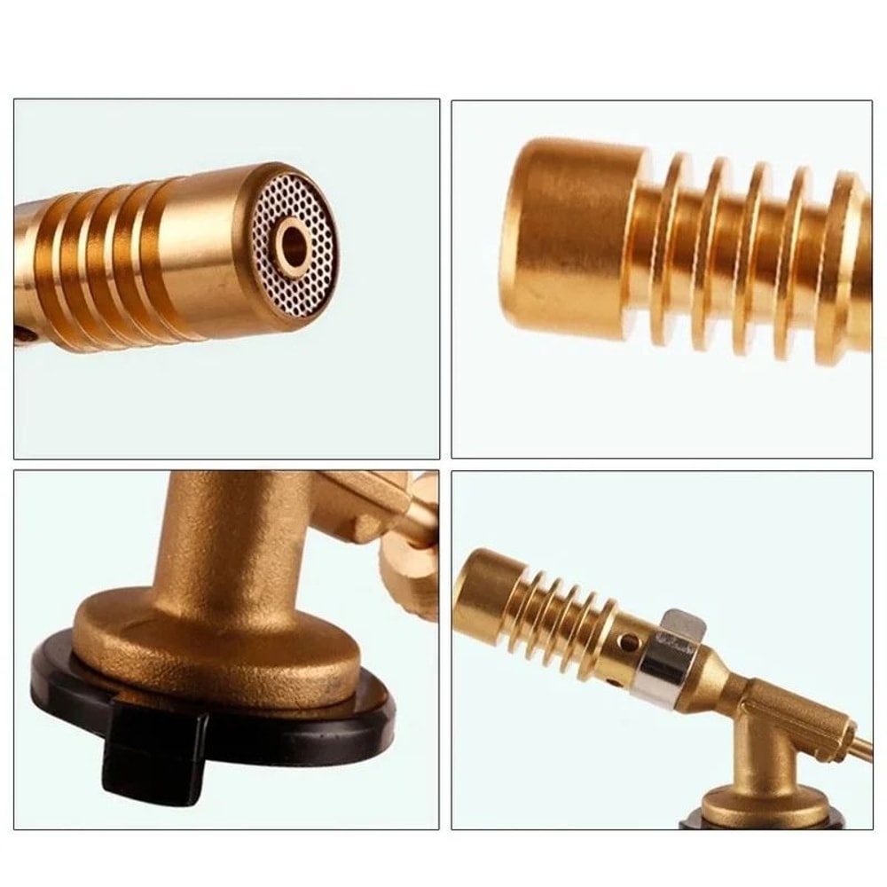 AutoIgnition Butane Torch Blowtorch With Adjustable Flame For Cooking BBQ Camping Soldering 5