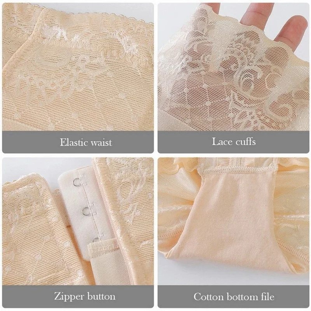 HighWaist Zipper Shaping Panties Tummy Control Shapewear For Smooth Confident Curves 5