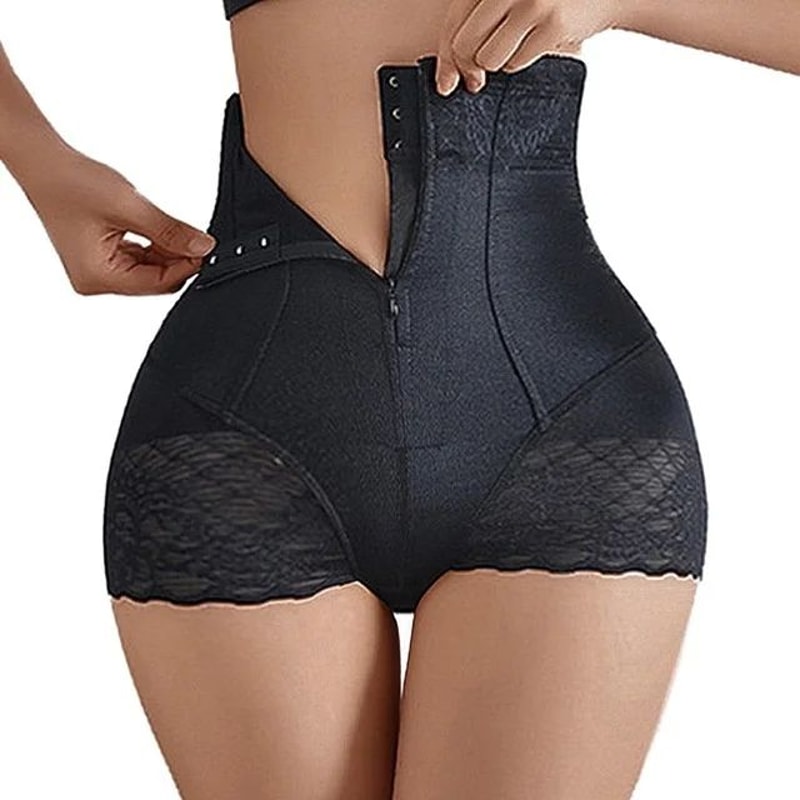 HighWaist Zipper Shaping Panties Tummy Control Shapewear For Smooth Confident Curves 7