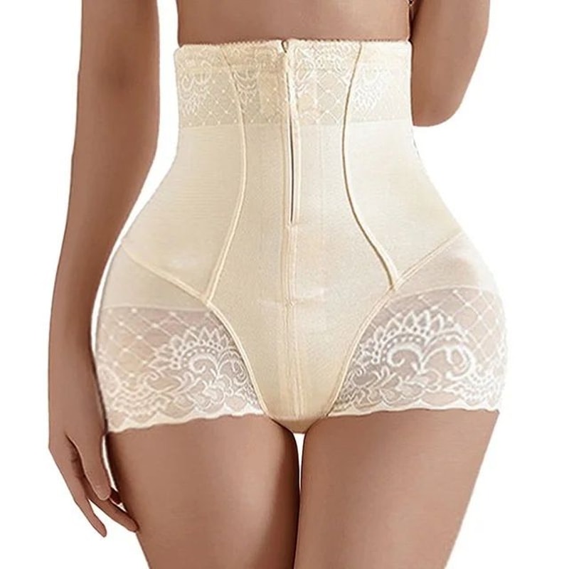 HighWaist Zipper Shaping Panties Tummy Control Shapewear For Smooth Confident Curves 8