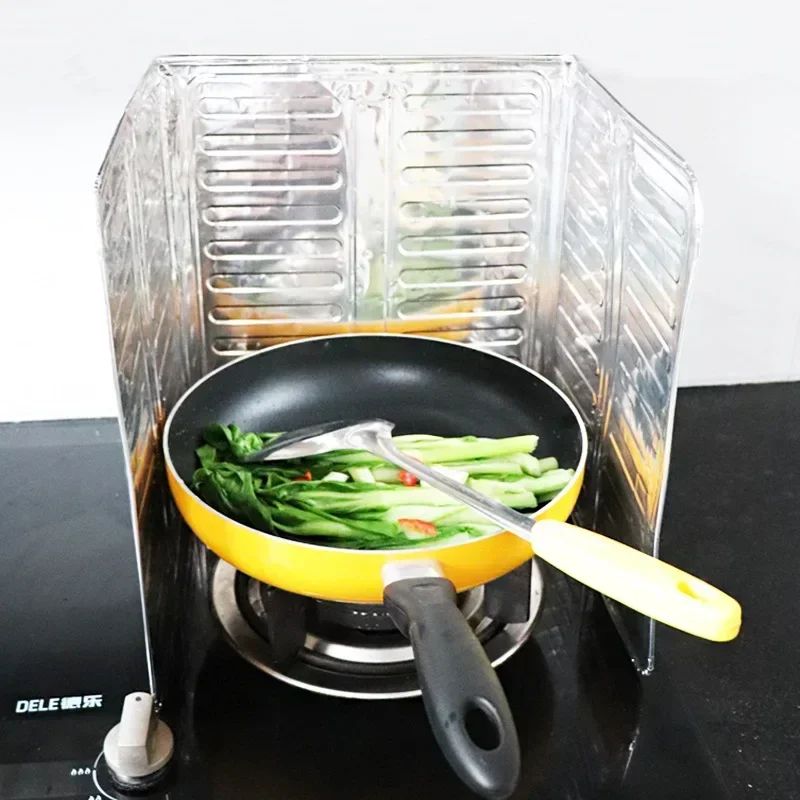 Foldable Stove Splatter Guard Board Removable Oil Splash Guard And Grease Shield For Cleaner Cooki 4