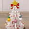 Wooden Christmas Tree Ornament Nordic Desktop Holiday Decor Mini Table Centerpiece 1