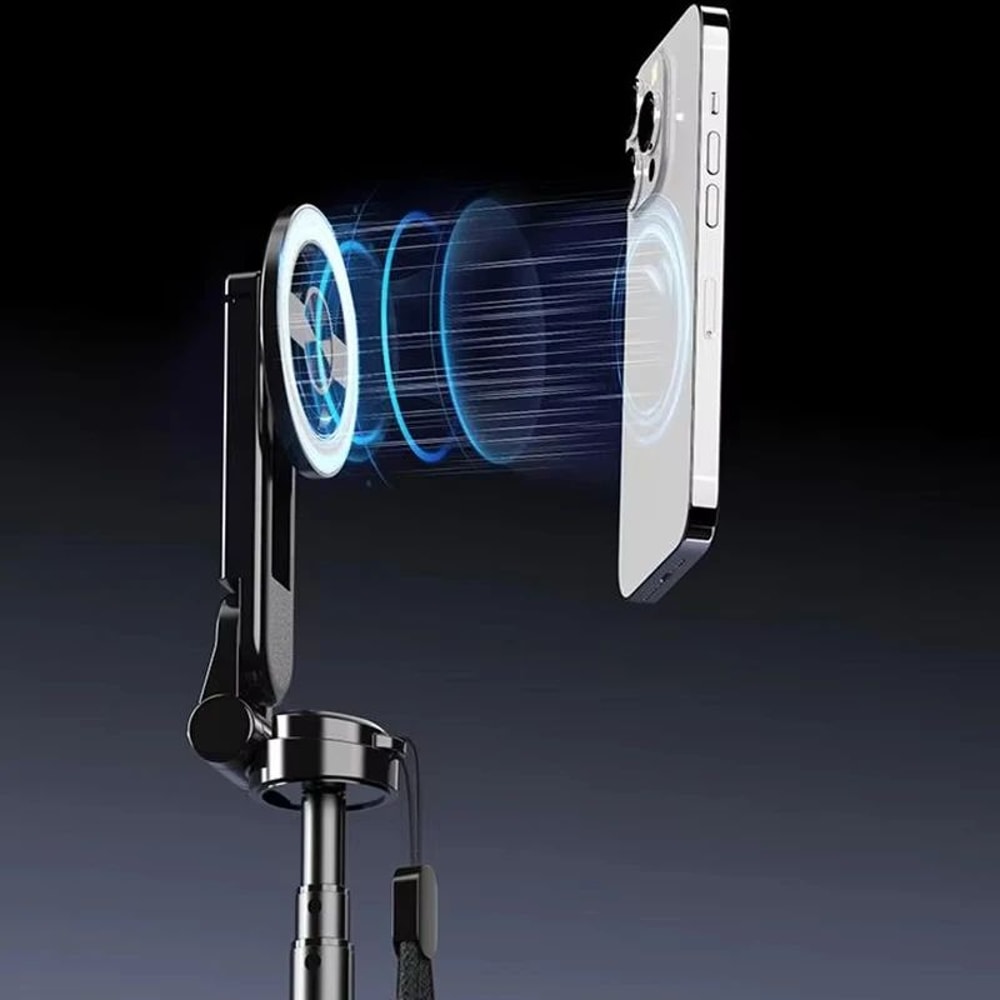 4in1 Magnetic Selfie Stick Tripod With 360 Rotation Bluetooth Remote 4