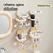 NoDrill Suction Cup Bathroom Shelf Waterproof WallMounted Organizer Rack 1