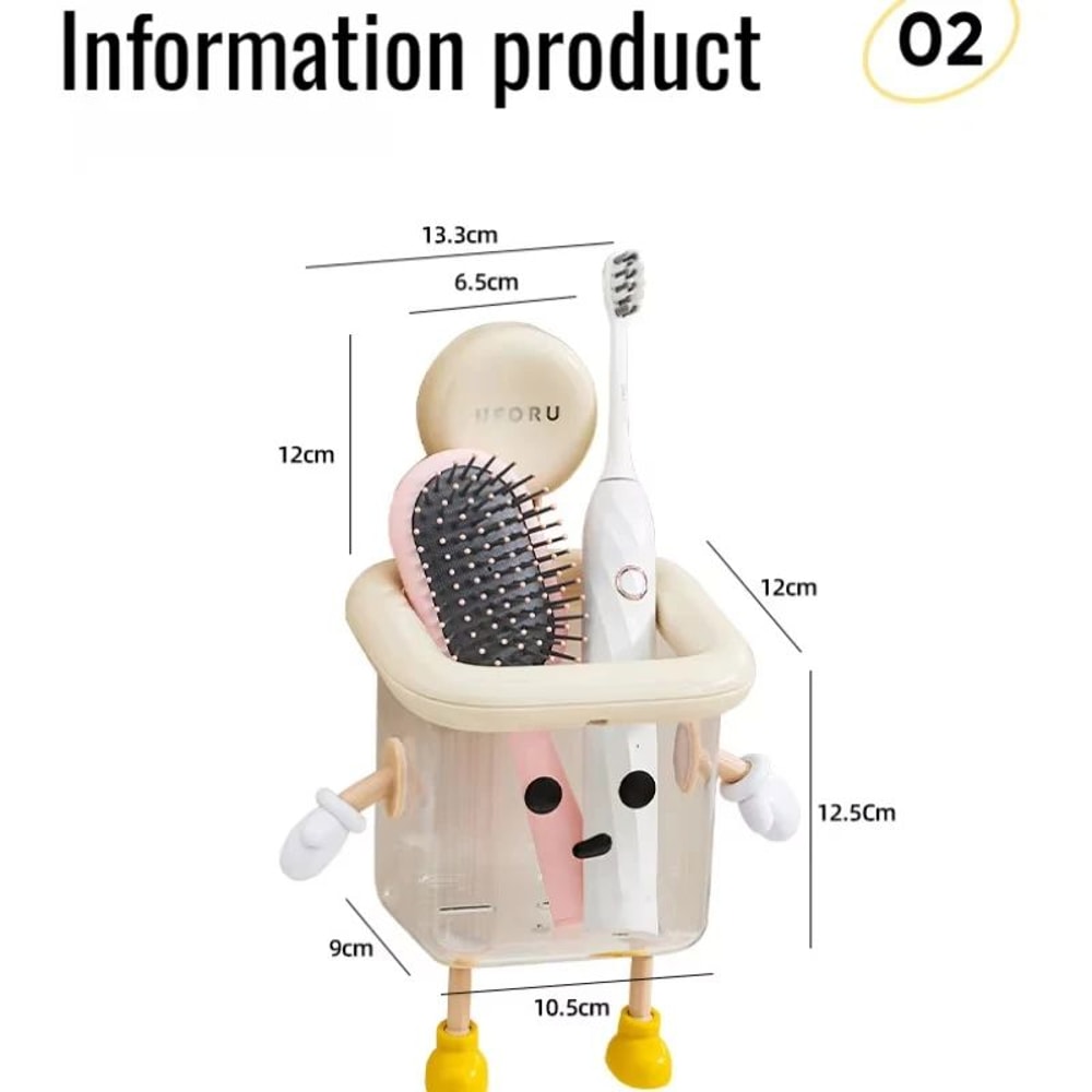 NoDrill Suction Cup Bathroom Shelf Waterproof WallMounted Organizer Rack 5